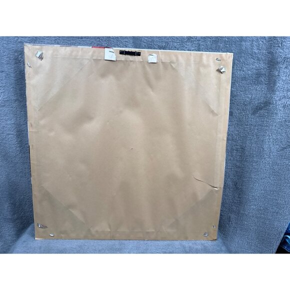 Red Lady In Cityscape Canvas Art Print - Picture 6 of 6